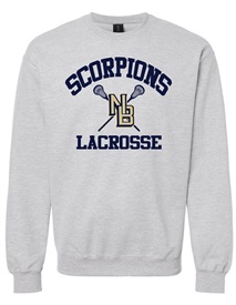 NB Scorpions Lacrosse Sport Grey Crew Neck - Orders due Monday, April 10, 2023